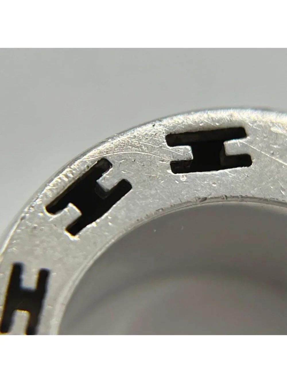 Hermes Clarte Ring Size 53 SV 925